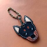 ミニチュアピンシャーワンコインチャーム（黒）クイックペイコイン非対応