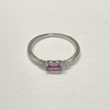 ピンクトルマリン シルバーリング0.33ｃｔ Pink Tourmaline