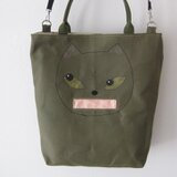 トート＆ショルダーバッグ（猫口がポケットです）