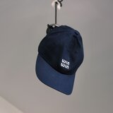 ″winwin刺繍″コットンキャップ / ユニセックス /  ネイビー