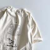 ″sheep dog″ヴィンテージライクTシャツ半袖Tシャツ /  エクリュ