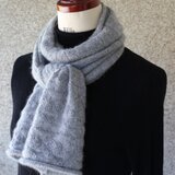 ✳︎新作✳︎ ベビーアルパカのマフラー　"大きめの幾何学模様"