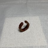 木製イヤーカフ：アイアンバーク（AB2)の画像