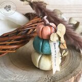 【ハロウィン3段パンプキン】ナチュラル雑貨 インテリア ドールハウス