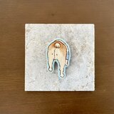 手刺繍ブローチ(フレンチブルドッグ)