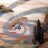 流木の鳥と一緒に世界へ羽ばたきませんか、木製の鳥、鳥のオーナメント、鳥のオブジェ、２０２４－１０の画像