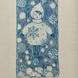 銅版画シートのみ「ひとひらのはじまり」の画像