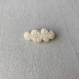 かつらの木のブローチ ＊しろい くも＊