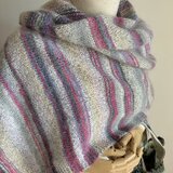 モヘアの手編みストール　父と満州のことから〜中国の思想・特に、老荘思想のこと