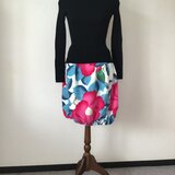 【温故知新の抽斗】《着物リメイクの匣》洗える着物で活動的なバルーンスカート　椿