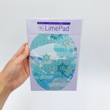 【マウスパッド】雪の結晶 和柄 レトロ サックスブルー 防水 薄い サステナブルグッズ PCグッズ