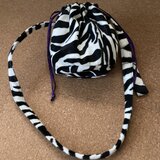 コロコロミニバック・ゼブラ柄フェイクファー