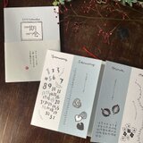 2025 calendar 【一期一会】ポストカード・タイプの画像