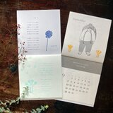 2025 calendar 【一期一会】壁掛けタイプの画像