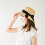 Lily リリー　麦わら エッジアップ 帽子 復刻版 [UK-H041-NA]