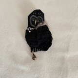 brooch - vintage beads