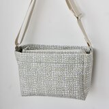 帆布のミニショルダーバッグ　リバティ　スリーピングローズ　グリーンの画像