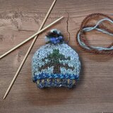 【ニットブローチ】帽子型　item57