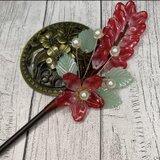 002.かんざし　簪　髪飾り　お花の画像