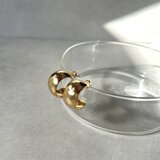 〈Ryutoan〉volumeピアス ゴールド