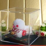 【送無】2025◆◇ポンポンお正月◇◆ケース入り！巳年●ㅅ●ヘビさん干支飾り☆(白)