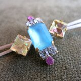 ヴィンテージラインストーンブレスレット