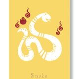 A4ポスター【巳年】Snake　十二支の画像