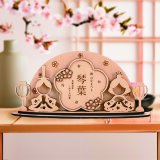 〖 予約販売 〗木製 ひな人形 セット ひな祭り 名入れ  18cm - 29cm 初節句 ひな祭り 桃の節句の画像