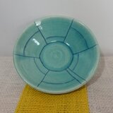 陶器　沖縄の海の色のサラダやお新香入れの画像