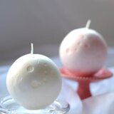 掲載）まんまるな満月のアロマキャンドル　天然精油　Full moon Candle　産後ケア　アフターバースの画像
