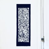 藍型染手拭【蛇唐草】