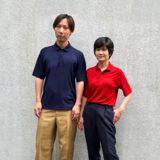 【ユニセックス】C FLEX メリノウール ポロシャツ 半袖（800レッド　LLサイズ）