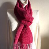 シルク手織りマフラー　＊magenta＊