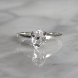 Crystal ring ハーキマーダイヤモンドの画像