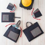 【600円割引】理系男子のデニム×ストライプ：入園入学 基本の5点セット