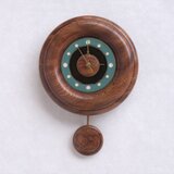 陶板の文字盤の振子時計 その15の画像