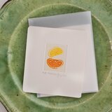 版画ゆうびん no.30 “みかんあめ”（銅版画）の画像