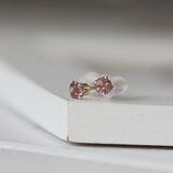 1月誕生石♦︎希少石♦︎マラヤガーネット　14kgfピアス