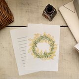 レターセット　/　mimosa wreathの画像