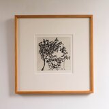 銅版画"ハゼノキノミ"（額装）の画像
