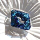 バミューダブルーの洞窟ネックレス　 sterling silverの画像
