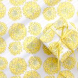 菜の花パステル　デザインペーパー　A4の画像