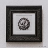 ハサミ切り絵原画 Lunatic 【額装済】の画像