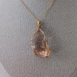 アンダラクリスタル　デザートローズ　アメリカ・シェラネバダ産 女神巻き®　ペンダントトップ