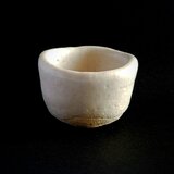 [美濃焼]おちょこ　しっとりとした白志野ぐい呑み　　晩酌を盛り上げる陶器のほっこり酒器の画像