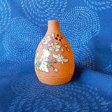 釉描彩山桜図香立ての画像