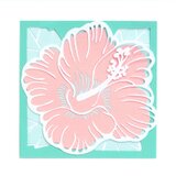 【切り絵キット】ハイビスカス（ピンク）の画像
