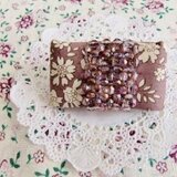 ビーズリボンの２wayアクセ　リバティcapel