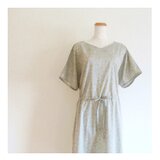 グレーベージュ*バタフライワンピース