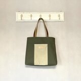 Michi  bag ＊トート＊スクエア〈カーキ〉の画像